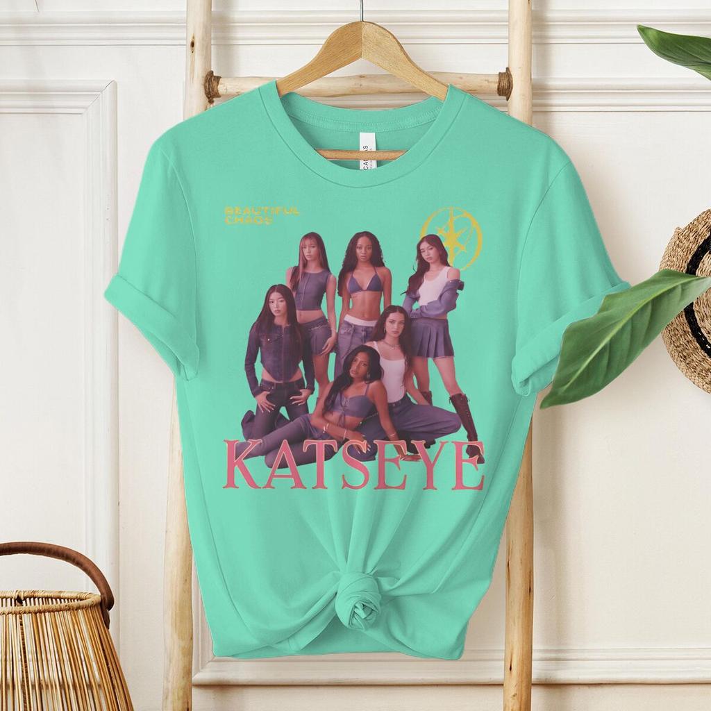Y2K Singer Graphic Print Tshirt Fashion Hip Hop Girl Group T Shirt Haraju Kukorean Ulzzang Short Sleeve Tees for Women Unisex