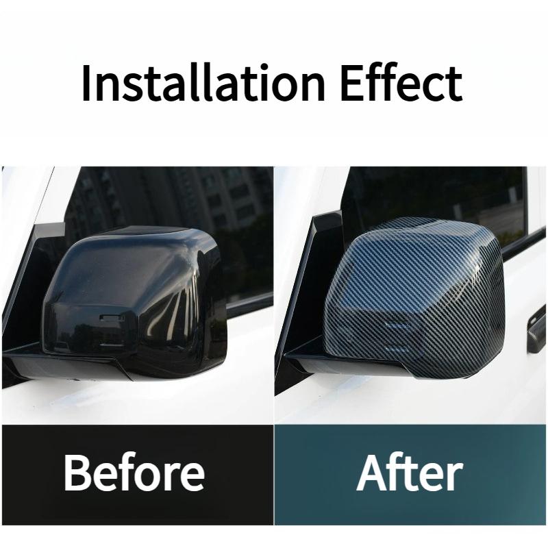 For Chery iCAR iCaur V23 2025-2026 Car Rearview Mirror Cover Side Rear Mirror Guard Trim Shell Exterior Modification Rain Shield