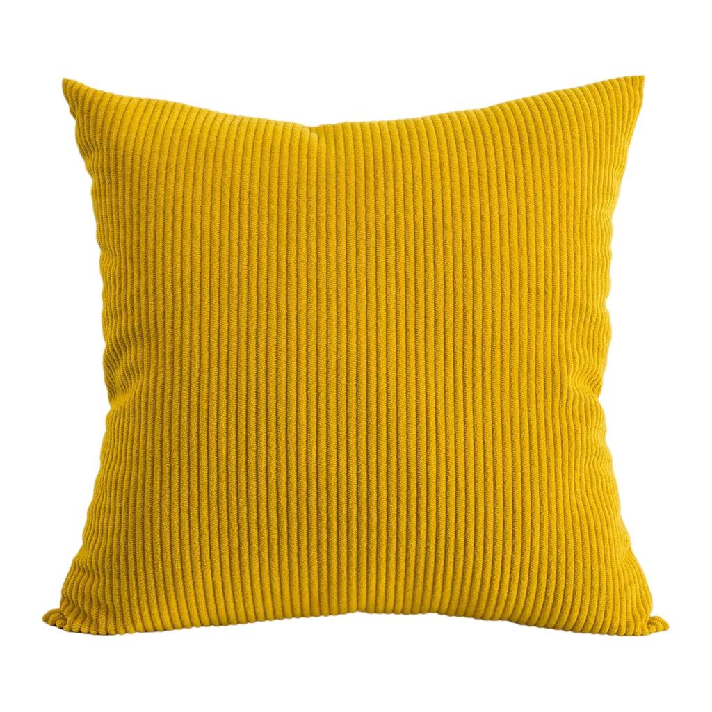 Fine Stripe Corduroy Throw Pillow Cover For Living Room Sofa