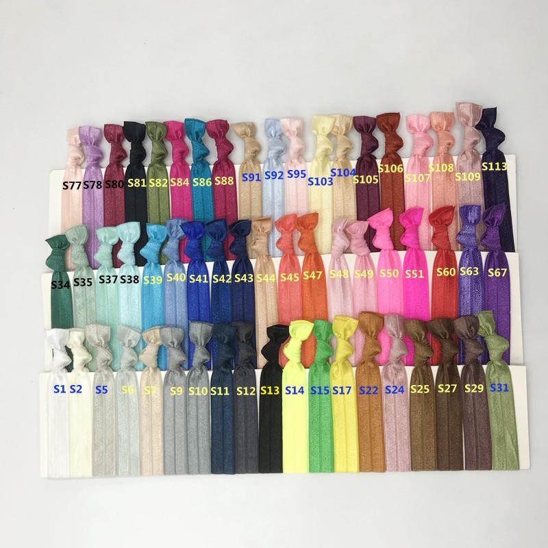 Customizable Dopamine Color Elastic Headband and Hair Tie