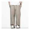 [Zronlion] Men's Casual Straight Pants, Wide Pants, Cool Feel, Summer Clothes, Large Size, Plain, Casual Long Pants, Commuting to Work or School,