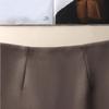 2025 New Women's High Waist Wool A-line Pencil Skirt – Versatile, Slimming, Short Autumn/Winter Skirt