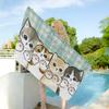 Funny Cat Mofusand Big Microfiber Beach Towels Quick Dry Towel Sand Beach Towels Pool Towel For Travel Swim Pool Yoga