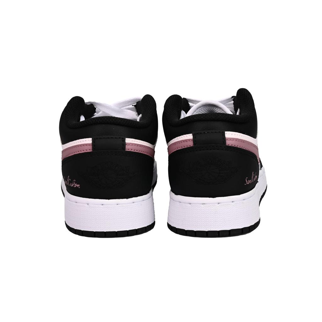 Jordan Air Jordan 1 Cherry Blossom Girlish SAML Low Top Vintage Basketball Shoes Men's Pink Ink 553558-131(Team6-)
