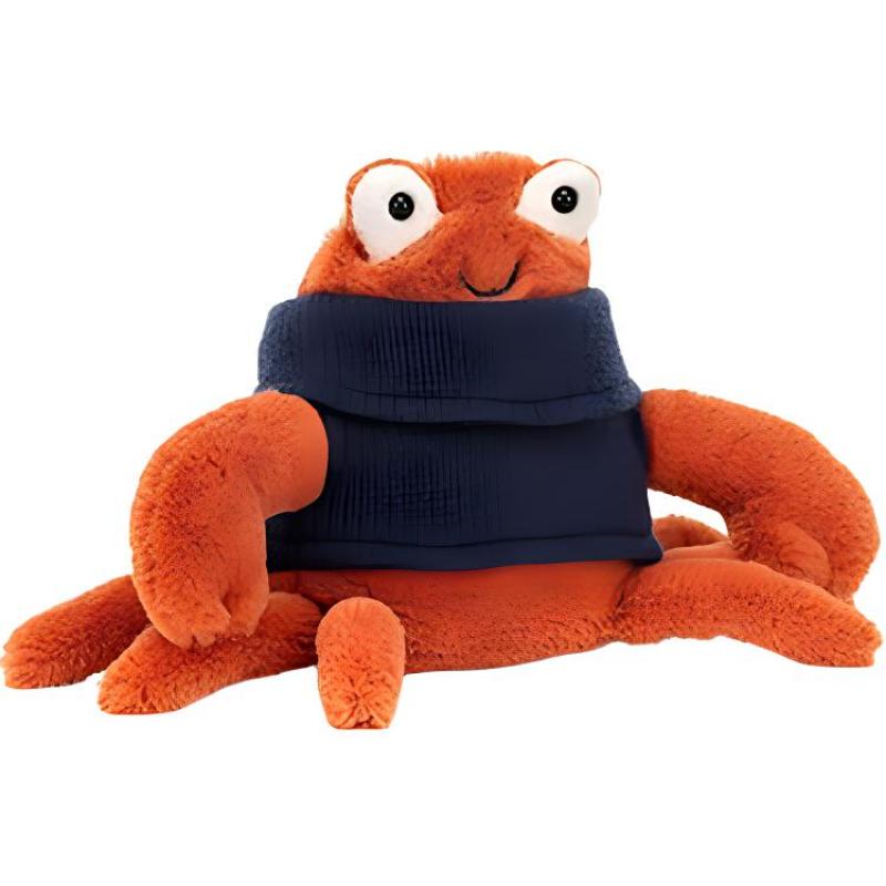 

JELLYCAT Ocean Pullover Crab Soothing Doll Plush Doll 13cm Tall