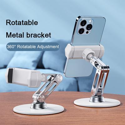 Phone Holder 360 Rotatable Adjustable Foldable Portable Holders for IPhone 15 14 13 Samsung Xiaomi Huawei Mobile Phones Support