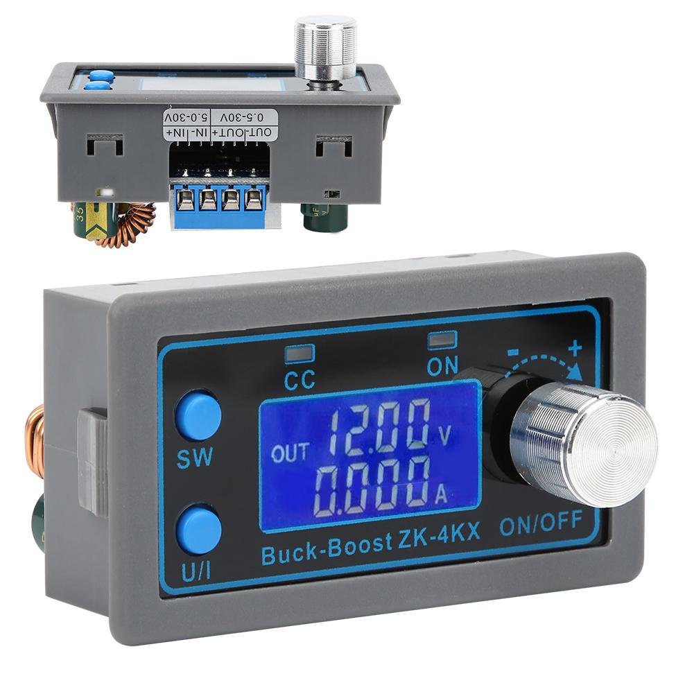 0.530V 4A DCDC BuckBoost Converter Module CCCV Voltage Regulator Display LCD
