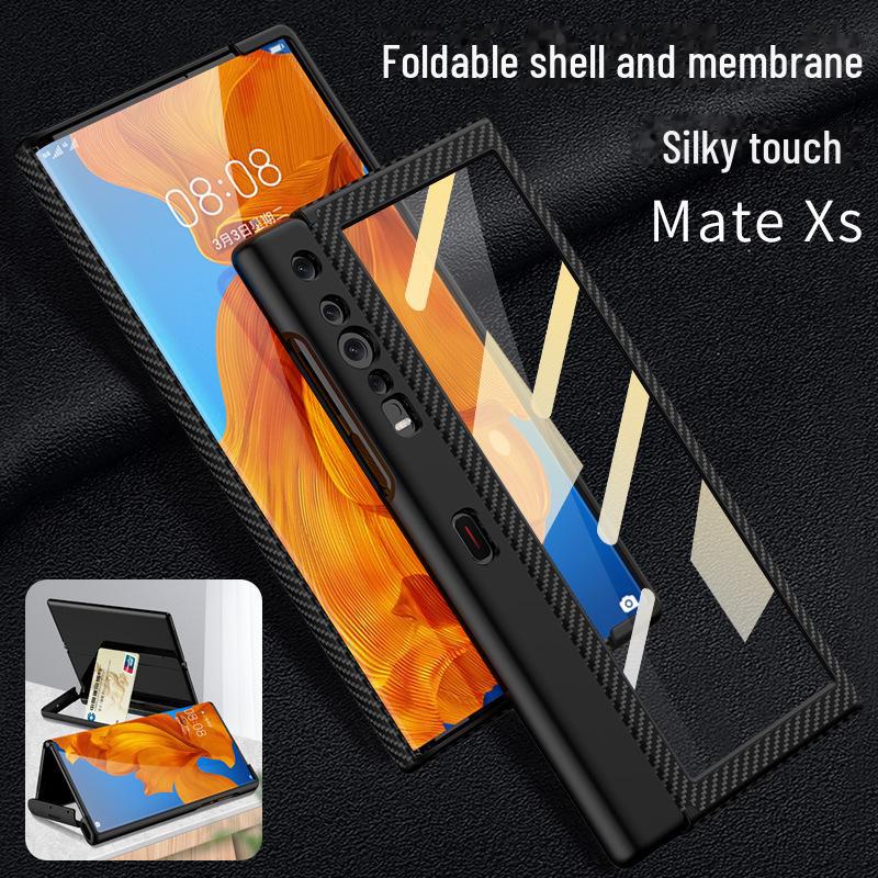 

Чехол-книжка из кожи для Huawei Mate XS с прозрачным окном, складным экраном, подставкой и защитой от падений Huawei Mate Xs