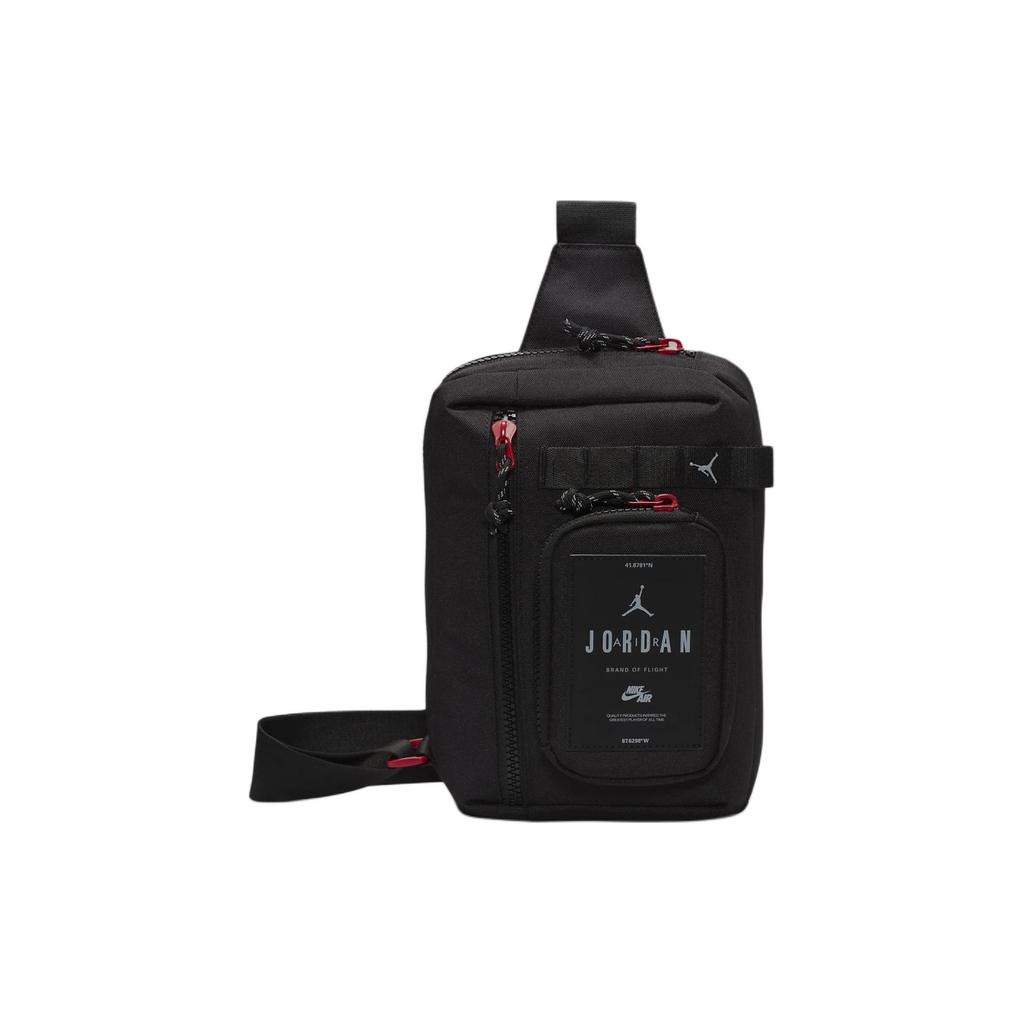 New Jordan Polyester Sling Bag, Shoulder Bag, Crossbody Bag Regular Unisex Black MA0839-023