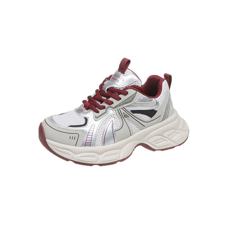 

Maillard leather sneakers spring and autumn 2025 new platform casual running not tired feet light sneakers 35