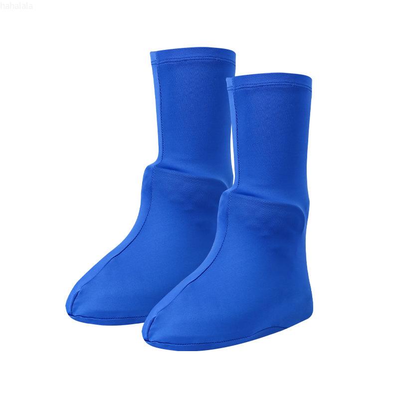 

Outdoor Sports Shoe Covers Repeated Use Anti Sand Desert Shoe Cover High Tube Shoes Cover Beach Foot Cover Hiking Accessories синий