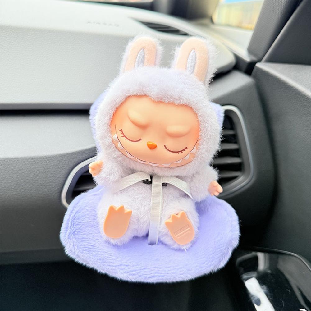 Miniatur-Auto-Aroma-Sicherheitssitz für 17 cm Labubu-Puppen Niedliche DIY-Puppenkleidung Mode-Accessoires Reizendes Outfit Geschenke für Mädchen Freunde
