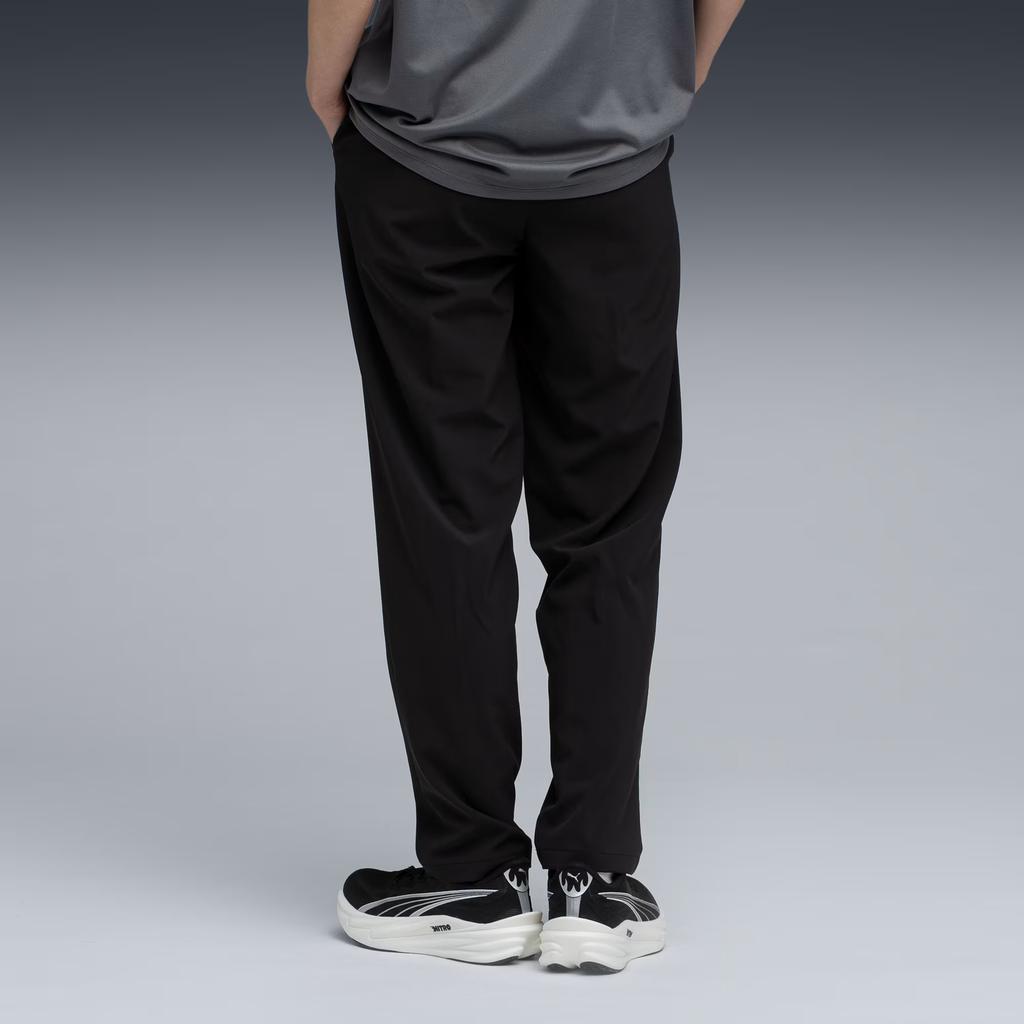 Puma Moisture-Wicking Quick-Dry Solid Color Knitted Sports Pants Women Bottoms 528891-01