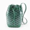 Umhängetasche Petit Flo Beuteltasche Zugband 2WAY grün Gojardin Canvas Gebraucht