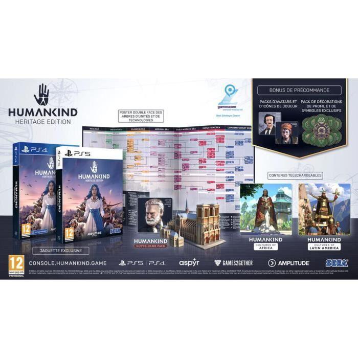 Jeu humankind - ps5 - stratégie - en boîte - blu-ray - 12+