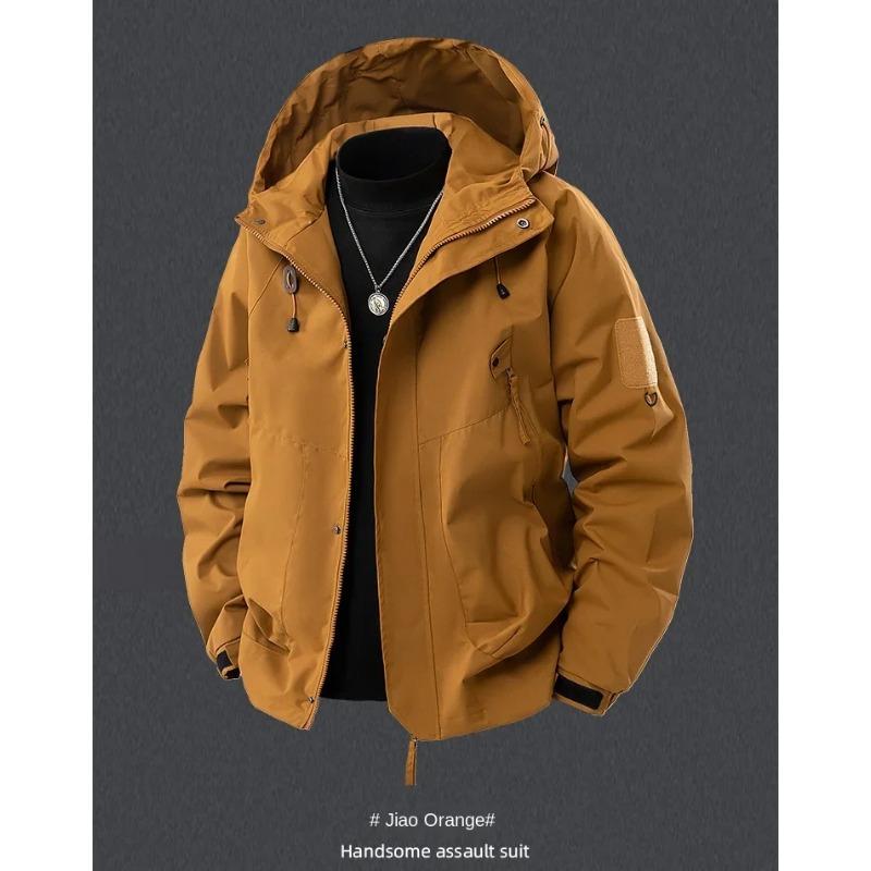 2025 Autumn New Stormtrooper Windproof Waterproof Jacket Man Spring Outdoor Hiking Jackets Men's Women's Cargo Jacket Work Coat