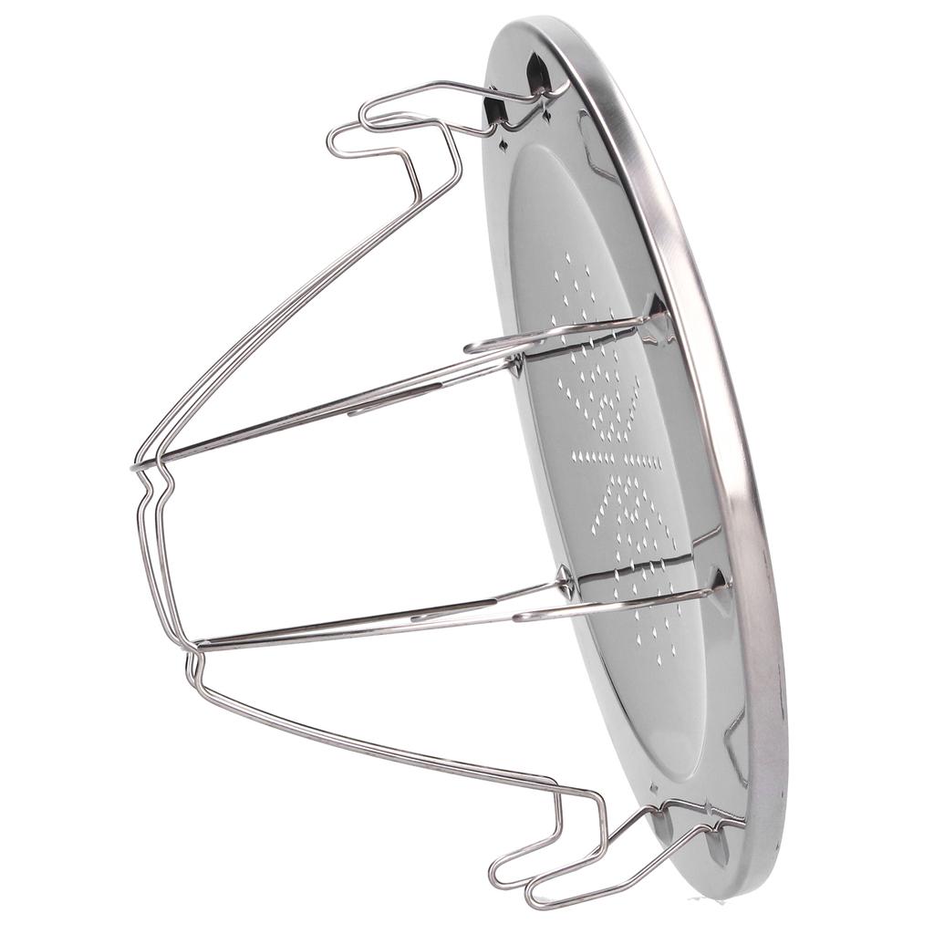 Folding Camp Stove Toaster Stainless Steel Camping Toaster Rack Holder for BBQ Party Outdoor Picnic