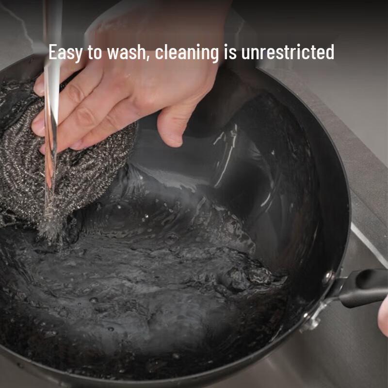 SUPOR Non-Coated Cast Iron Wok