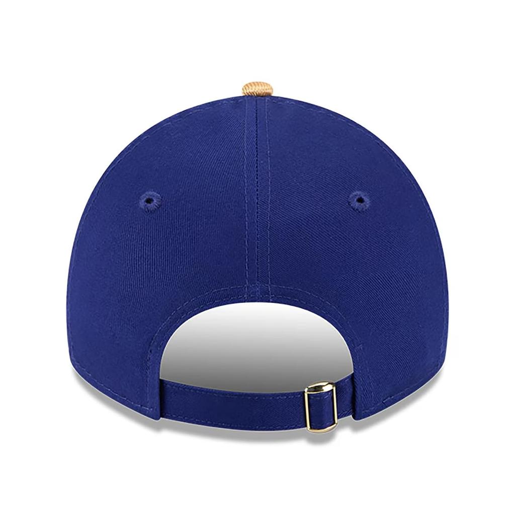 New Era 9TWENTY Los Angeles Dodgers 2025 Gold Collection Strapback Cap, Royal Blue, Low Crown. Imported.