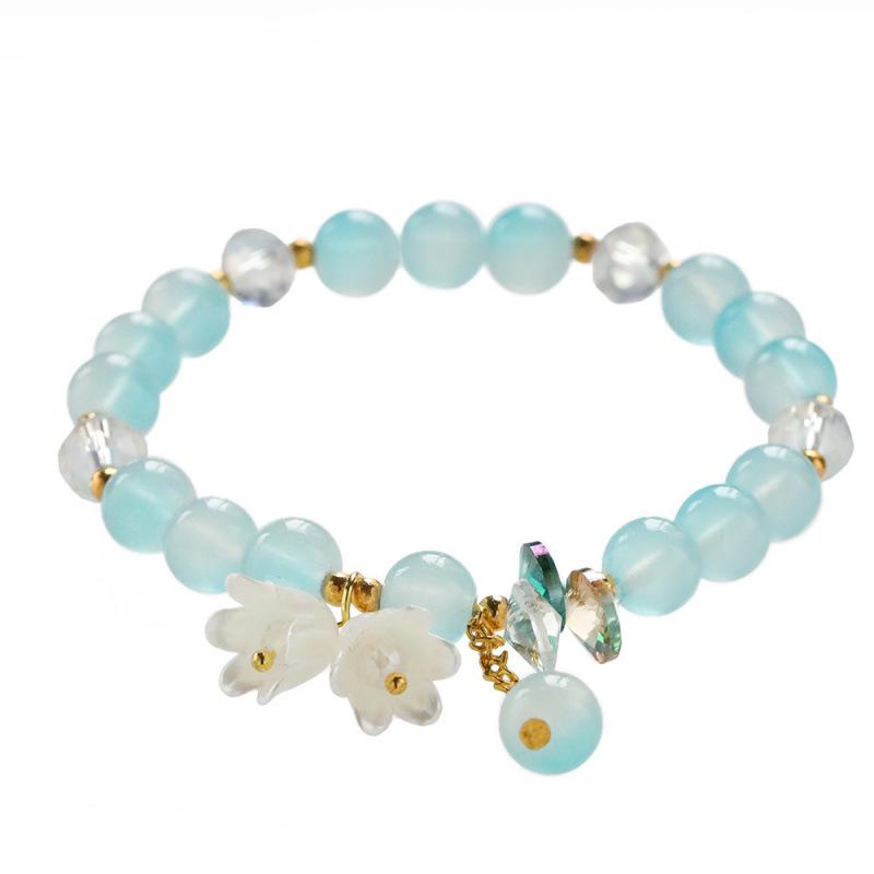 Mori Style Mermaid Crystal Bracelet – Versatile Niche Design for Women, Ideal for Students and Best Friends