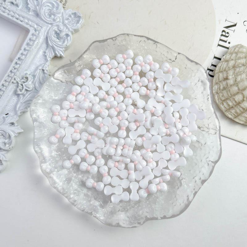 New Resin kt Bowknot 10*5mm Colorful Nail Art Accessories Nail Phone Case Hairpin Decoration DIY
