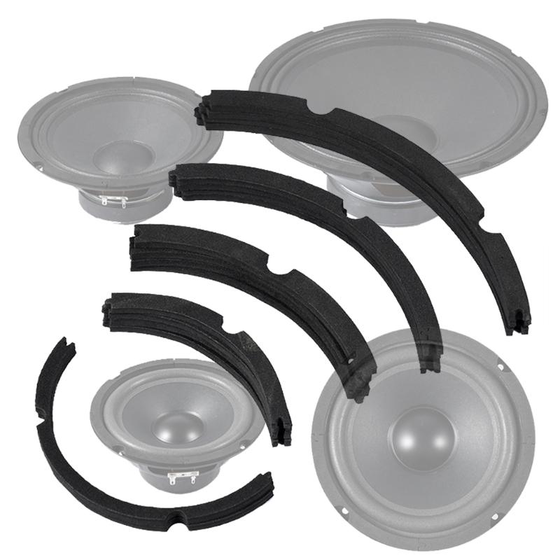 Rubber Ring Speaker Cloth Edge Repair Parts Speaker Surround Rubber Replacement Parts for Speaker Repair or DIY