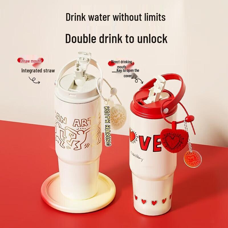 Термобутылка с соломинкой Germ Keith Haring Tata Cup