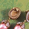 New Hot Brand Vintage Zircon Earrings for Women Luxury Jewelry Fashion Designer Eardrop Pearl Lady Party Pink Clip Earrings