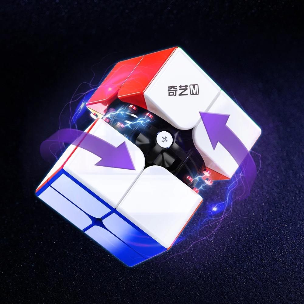 Warrior M 2x2x2 Kostka Rubik 2x2 Magnetická Speed Cube Cubo Magico Magic Cubo Profesionální Rychlostní Skládačka Soutěž