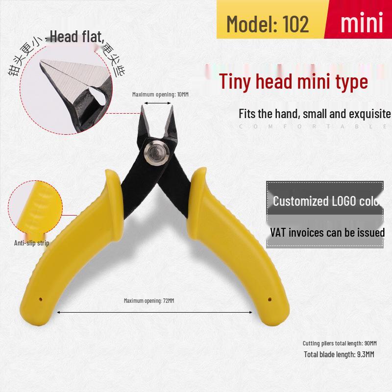 5-Zoll Antistatische Diagonale Nasen-Angusszangen Kunststoff Elektronikzangen