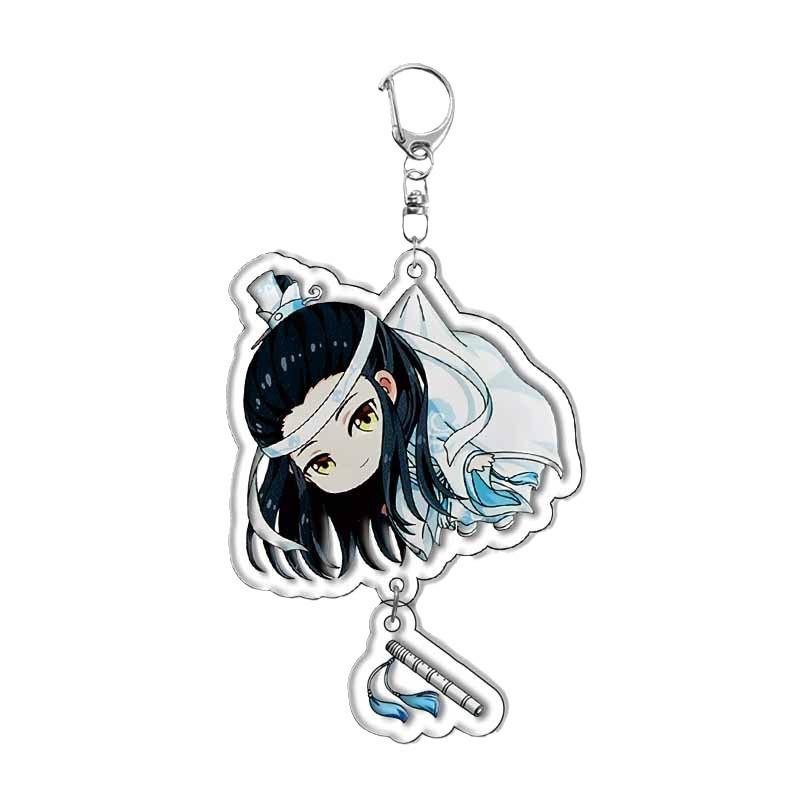 Anime Mo Dao Zu Shi Tian Guan Ci Fu Heaven Official's Blessing Hua Cheng Xie Lian Cosplay Keychain Acrylic Keyring Accessories