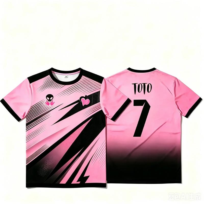 JUL Estate Abbigliamento Sportivo 3D Stampato per Bambini Maglia da Calcio e T-shirt Adatto per l'Uso all'Aperto