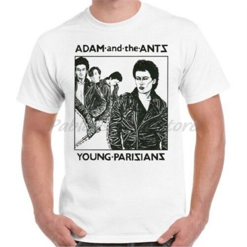 Adam And The Ants Young Parisians 70s New Wave Retro T Shirt male brand tshirt summer men cotton tshirt S