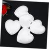 NUOLUX 10 Pieces Foam Balls for Weddings, Mini Egg Foam Balls, Rose Heart Foam Balls, Foam Eggs, White Heart Foam Balls, for Weddings