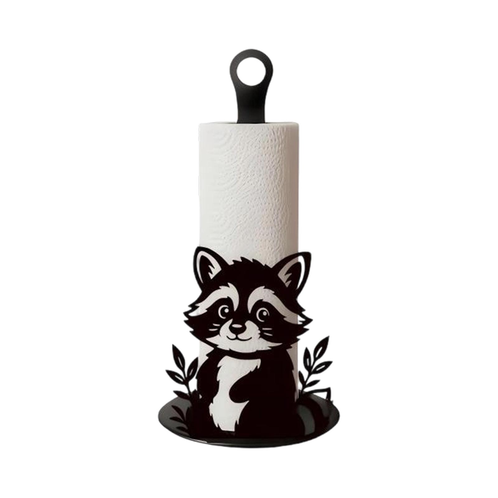 

Three-dimensional Kitchen Paper Towel Holder Ornament Acrylic Material Base Spring Paper Towel Holder One Size