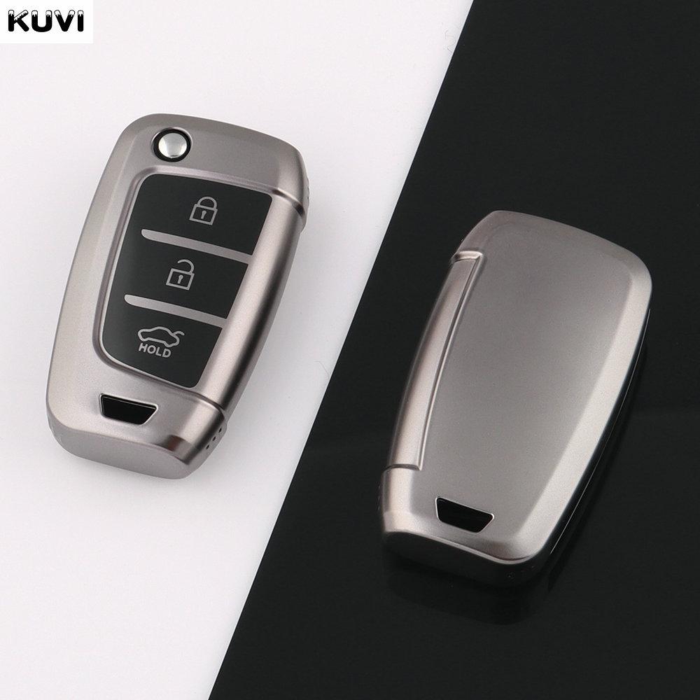

Tpu Car Flip Key Case Cover For Hyundai I30 I35 I40 Kona Elantra Solaris Tucson Genesis Santa Fe Azera Keychain Holder Shell