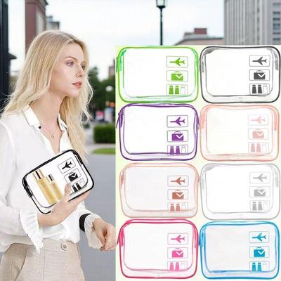 Borsa da Viaggio Trasparente in PVC per Cosmetici, Grande Capacità per Prodotti per la Cura della Pelle e Articoli da Toeletta