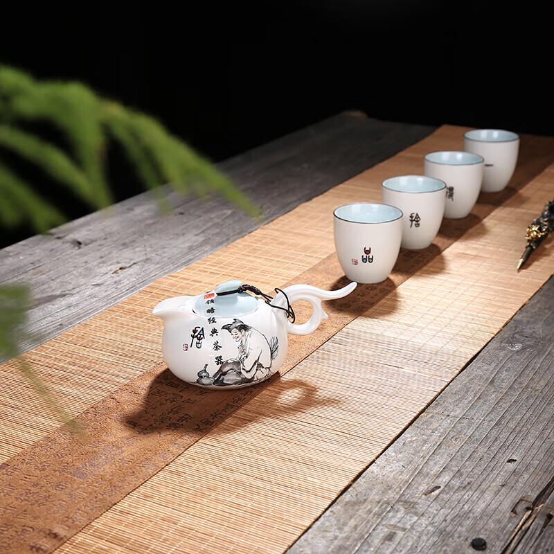 Față de masă vintage din bambus chinezesc