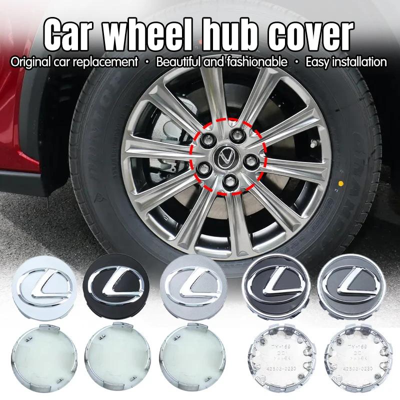 CBFBC1 4pcs 62mm Car Tyre Wheel Center Hub Cap Badge For Lexus GX470 CT200H IS300H IS200 IS250 RX350 RX GX460 NX200 GS430 GS ES RX300