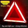 Compact Car-Mounted Reflective Triangle Emergency Warning Sign