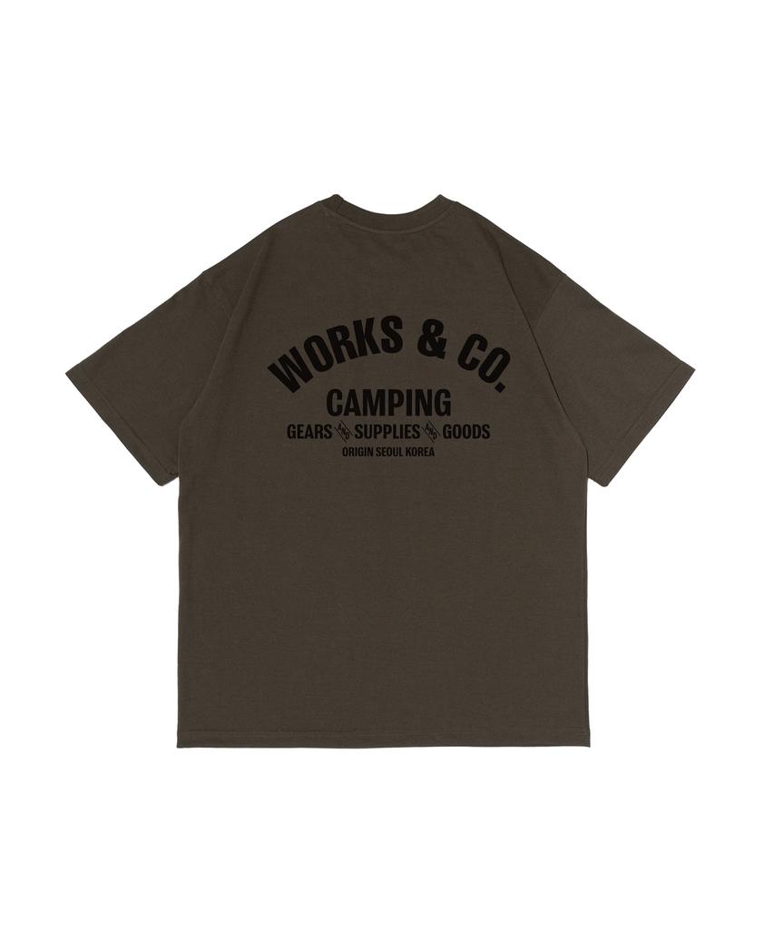 Wogseuaenko Signature Logo Short Sleeve T-Shirt (Khaki)