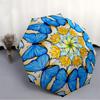 1PC Butterfly Mandala Automatic Open/close Umbrella with 8-Rib Structure for Women/Men, All-Season Use - Travel Essential, Stylish Accessory, Highqual