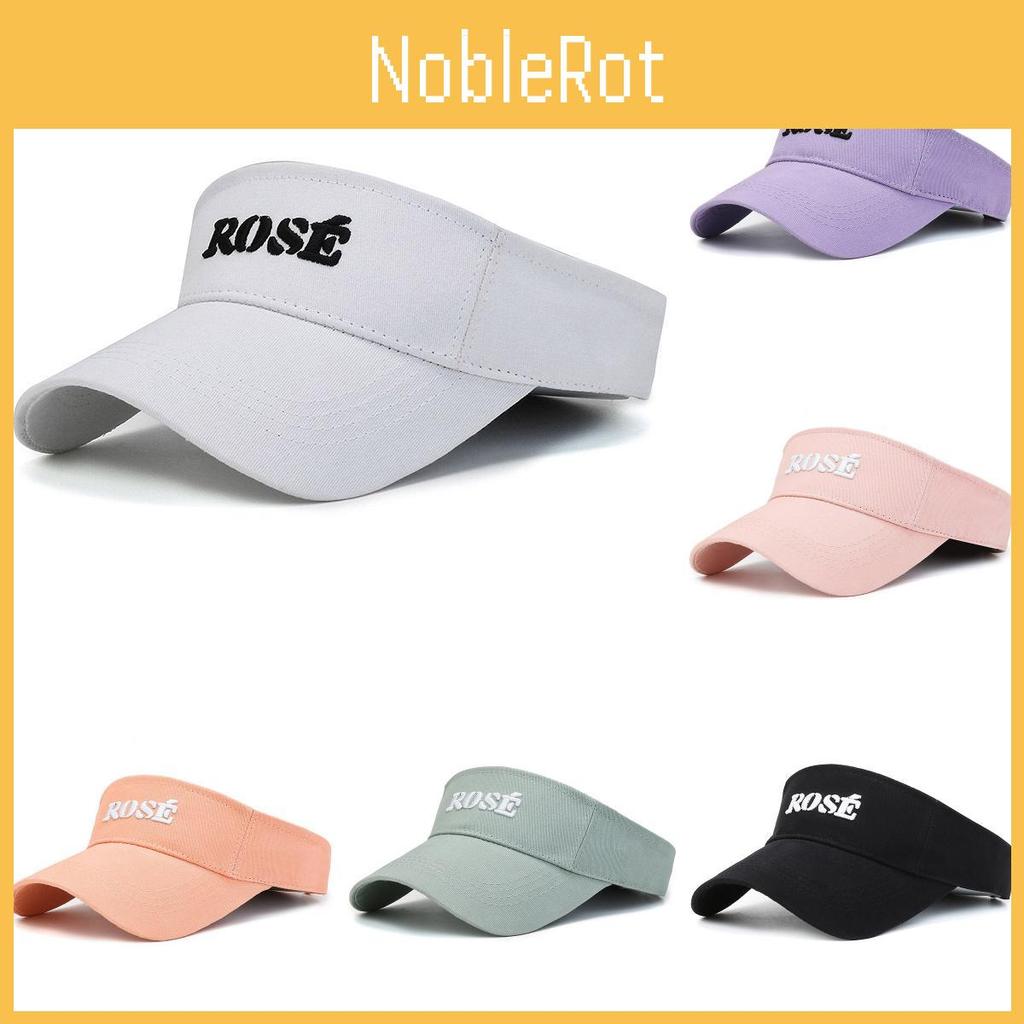 Rose Letter Summer Embroidery Baseball Cap Sporty Visor Cap Sun Gift Protection