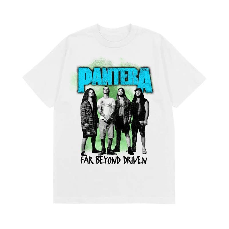 Pantera Pandora Dark Rock Punk Casual TShirt for Men and Women Luxury Brand Top  2026 New Band