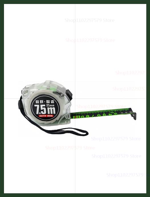 

Самоблокирующаяся флуоресцентная стальная рулетка Высокоточная лазерная струйная кодовая коробочная линейка Широкий расширенный метр для строительства