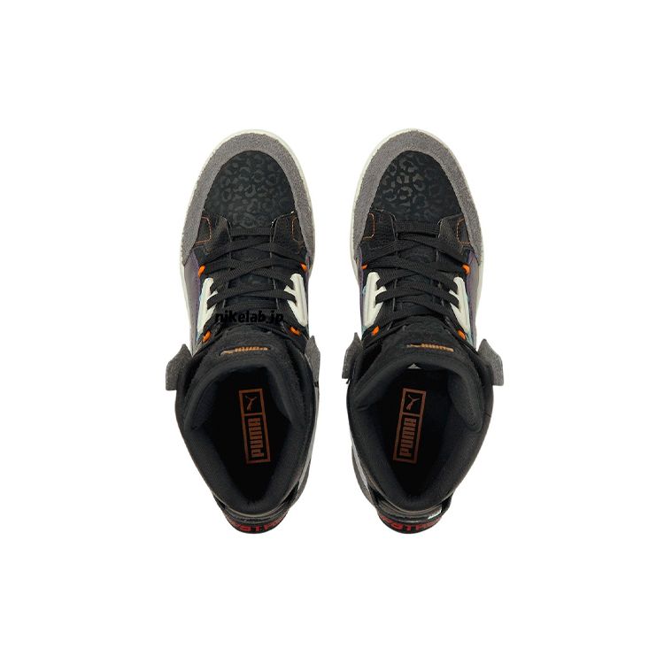 Puma Slipstream Mid Mutation Beast Fur Unisex Sneakers Multi-Color Black Castlerock 381213-01