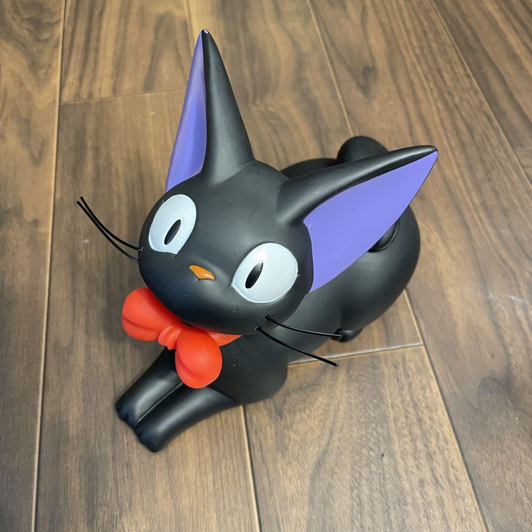 

[USED] Jiji Kiki s Delivery Service Piggy Bank Soft Vinyl Figure Black Cat Kuroneko