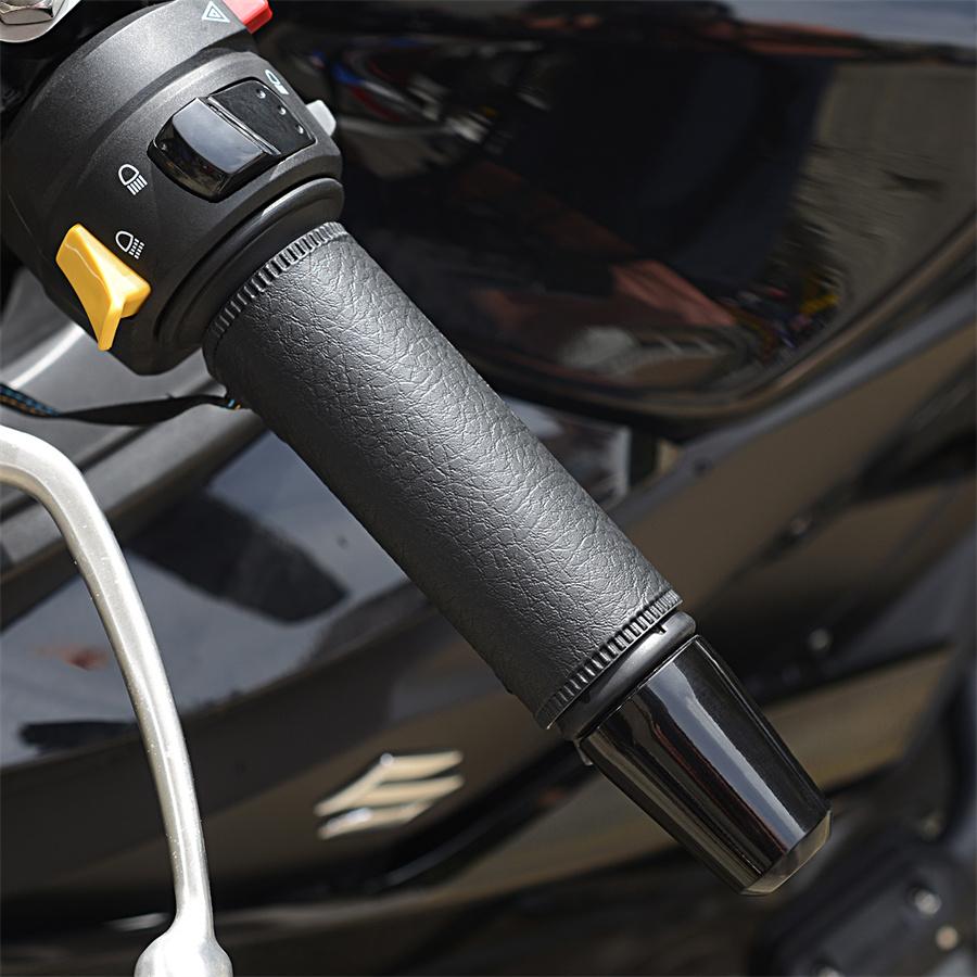 Upgrade 12V Motorcycle Anti-slip Five-speed Heating Electric Handle Cover Handlebar Warmer Grip Cover