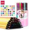 Pennarelli Lavabili per Acquerello Deli 7060 con Manico Lungo per Bambini - Disponibili in 12, 24 o 36 Colori