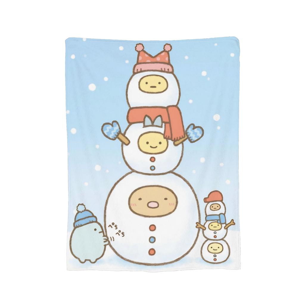 Cartoon Sumikko Gurashi Blanket Cover Flannel Throw Blanket Summer Air Conditioning Personalised Ultra-Soft Warm Bedspreads,